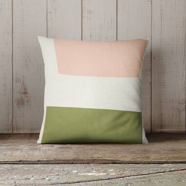 Pink and green online outdoor pillows